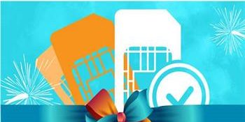 SIM card with the first twenty Plan